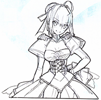 Fate/EXTRA Material fem_saber.png
